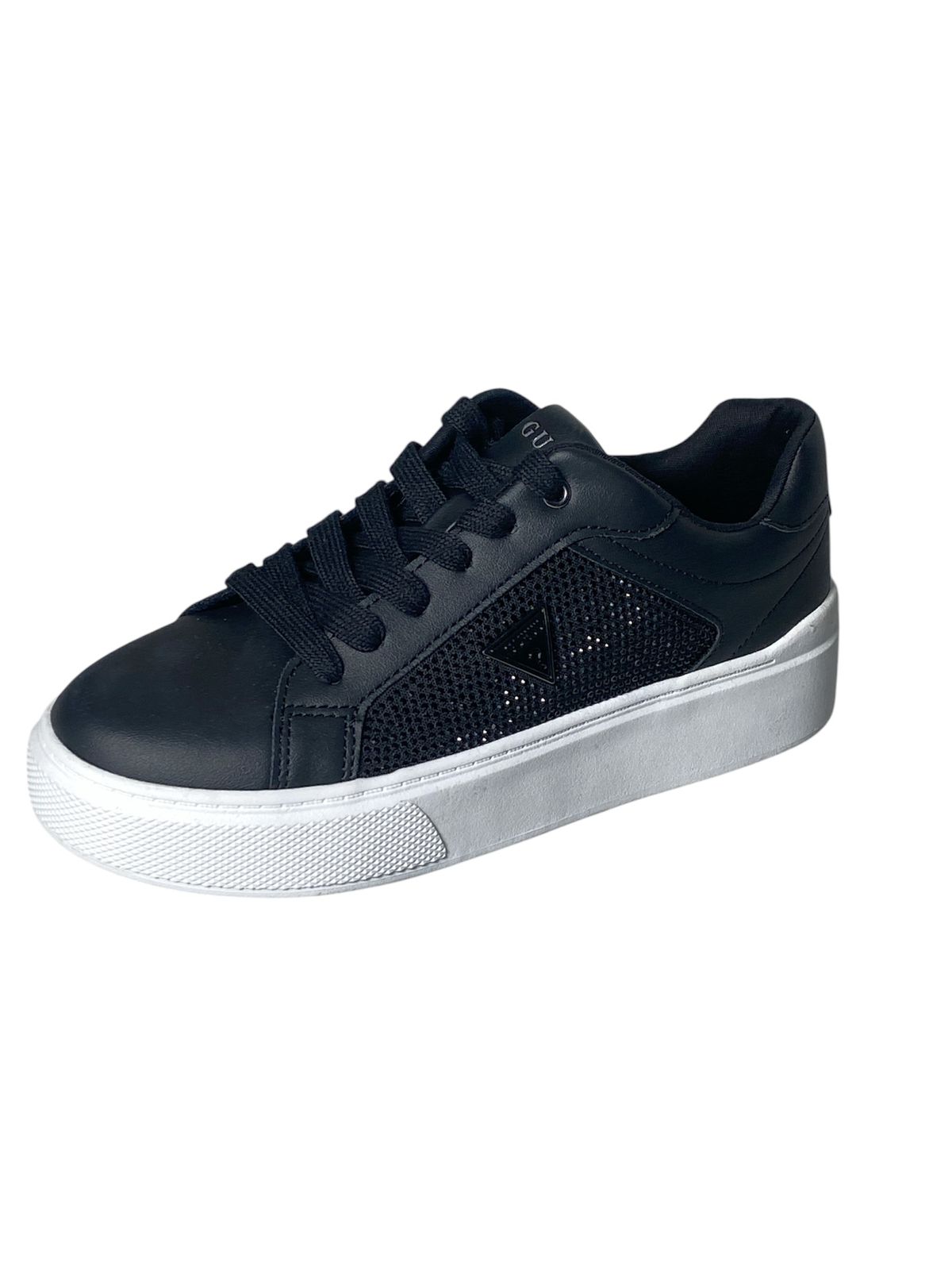 Tenis Guess Negros con detalles de pedrería