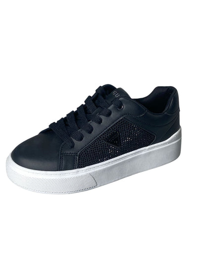 Tenis Guess Negros con detalles de pedrería